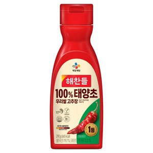 해찬들 100% 태양초 우리쌀 고추장, 290g, 1개