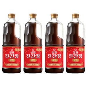 샘표 진간장 골드, 1.7L, 4개