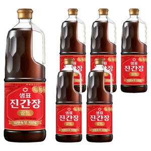 샘표 진간장 골드, 1.7L, 6개