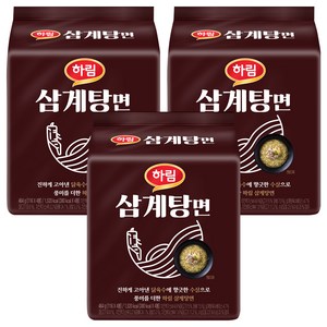 하림 삼계탕면 116g, 12개