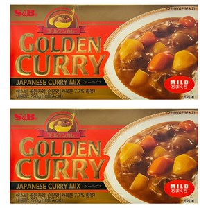 에스비골든 카레 순한맛, 220g, 2개