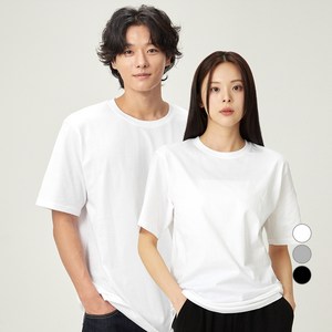 남녀공용 24수 레이어드 반팔 티셔츠 1p 골드박스 특가