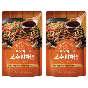 차오차이 고추잡채 소스, 100g, 2개