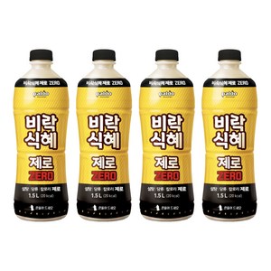 팔도 비락식혜 제로, 1.5L, 4개