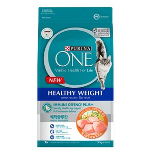 퓨리나원 캣 기능성 사료, 다이어트(체중감소), 1.4kg, 1개