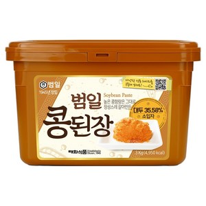 범일 콩된장 소입자, 1개, 3kg