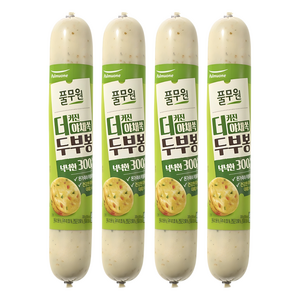 풀무원 더커진 야채쏙 두부봉 어육소시지, 4개, 300g