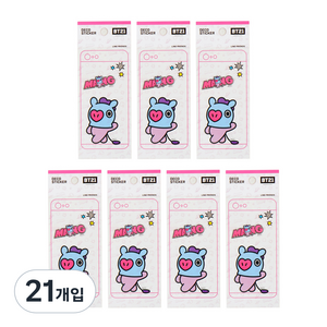라인프렌즈 BT21 모바일 데코 스티커 2탄, 망, 21개입