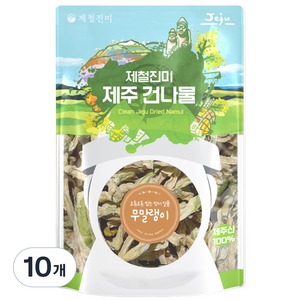 제철진미 제주산 무말랭이, 10개, 100g