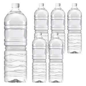 아이시스 생수 화이트캡 무라벨, 2L, 6개