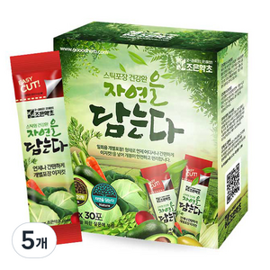 조은약초 자연을 담는다 프리미엄 누에환 스틱, 5개, 90g