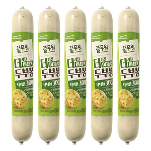 풀무원 더커진 야채쏙 두부봉 어육소시지, 5개, 300g