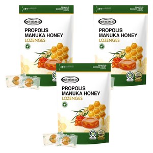 마더네스트 프로폴리스 마누카허니 로젠지스 캔디, 300g, 3개