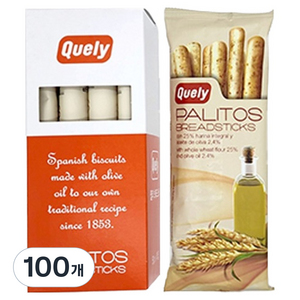 퀼리 통밀 브래드스틱, 50g, 100개