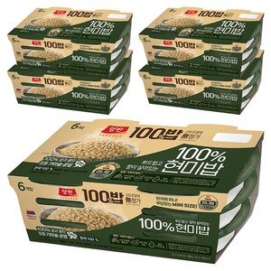양반 100% 현미밥, 30개, 130g