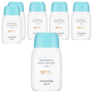 궁중비책 워터풀 유아 선로션 마일드 SPF50+ PA++++, 80g, 6개