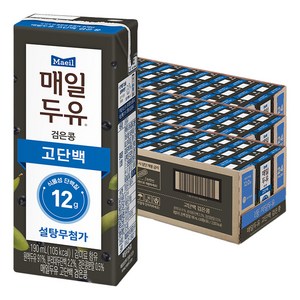 매일두유 고단백 검은콩, 190ml, 72개