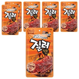 질러 직화육포, 70g, 6개