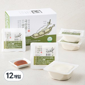 김구원선생 국산콩으로 만든 연두부 + 오리엔탈 소스, 135g, 12개입
