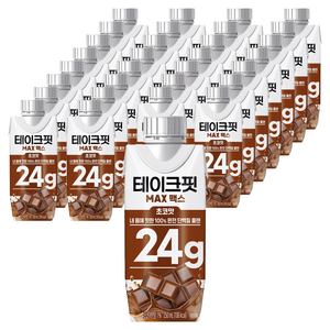 테이크핏 맥스 초코맛 프로틴, 250ml, 48개
