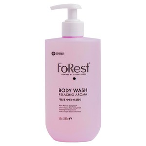 그린핑거 포레스트 릴렉싱 아로마 저자극 바디워시 플로럴향, 500ml, 1개