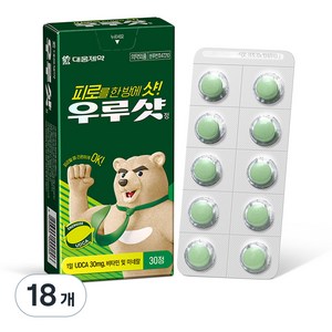 대웅제약 우루샷 멀티비타민, 30정, 18개