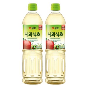 샘표 합성향 없는 사과식초, 900ml, 2개