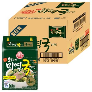 오뚜기 쇠고기 미역국라면 115g, 32개