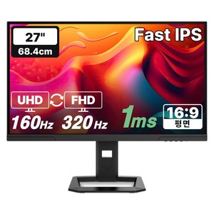 한성컴퓨터 4K UHD 320Hz FHD 160Hz Fast IPS 듀얼모드 게이밍 모니터, 68.4cm, TFG27U1632P(무결점)