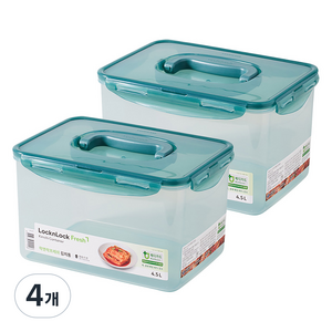 락앤락 프레쉬 MEDI 원핸들 김치통, 4.5L, 4개