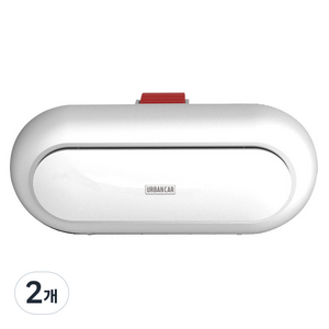 어반카 차량용 클립형 선글라스 케이스, 화이트, 2개