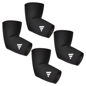 아디다스 퍼포먼스 팔꿈치 보호대 2p, 2세트, 블랙 + 화이트