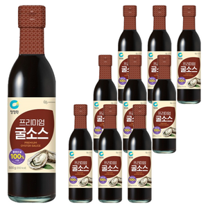 청정원 프리미엄 굴소스, 500g, 10개