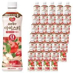 동원보성홍차 아이스티 애플, 500ml, 30개