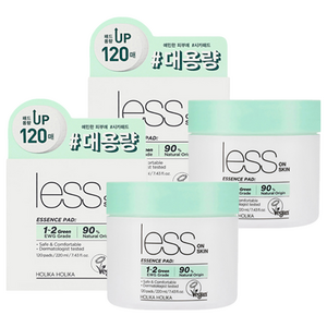 홀리카홀리카 레스온스킨 에센스 패드 220ml, 120매입, 2개