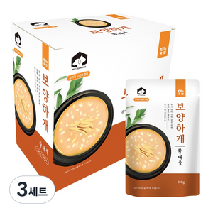 펫러닝 생후 3개월 이후 반려동물 보양하개 죽 10p, 황태, 1kg, 3세트