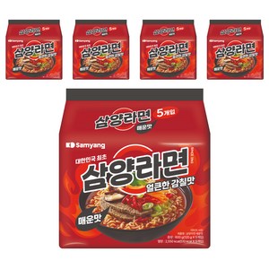 삼양라면 매운맛 120g, 25개