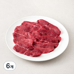 호주산 부채살 구이용 (냉장), 600g, 6개