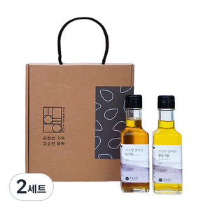 향유 참바른 들기름 150ml + 생들기름 150ml 3호 선물 세트, 2세트, 300ml
