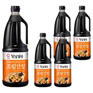 햇살담은 조림간장, 1.7L, 5개