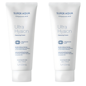 미샤 수퍼 아쿠아 울트라 히알론 클렌징 크림, 200ml, 2개