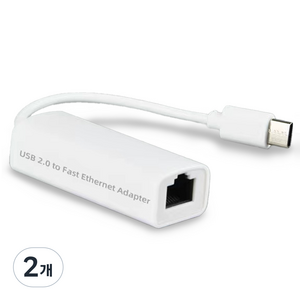 구스페리 이더넷 유선 랜카드 USB C타입, 2개