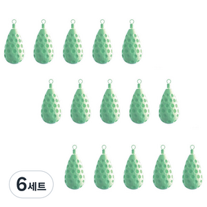 몽크로스 딤플 물방울 야광봉돌, 5개입, 6세트