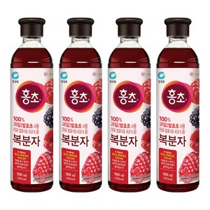 홍초 복분자, 900ml, 4개