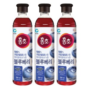 홍초 블루베리 음용식초, 900ml, 3개