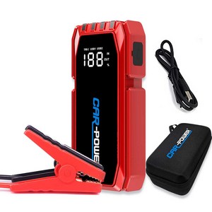 인터아이넷 카파워 점프스타터 CP-F78 + 보관케이스 + 점프 케이블, 1세트, 12000mAh