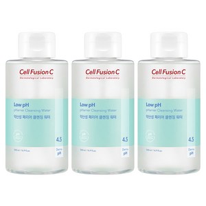 셀퓨전씨 약산성 패리어 클렌징 워터, 500ml, 3개
