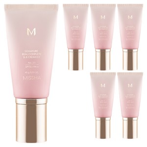 미샤 M 시그너처 리얼 컴플릿 비비크림 EX SPF30 PA++, 23호 차분한 베이지, 45g, 6개