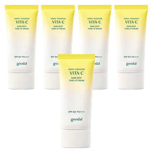 구달 청귤 비타C 잡티 톤업 크림 SPF50+ PA++++, 화이트, 50ml, 5개