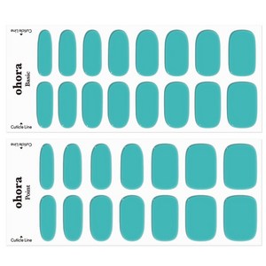 오호라 젤스트립 네일 30p 세트, 틴트 밸리, 1개